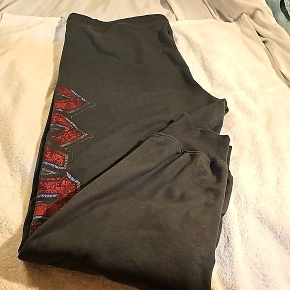 NWOT Mens AC/DC Gray Sweats Elastic Waist Drawstring w AC/DC logo on side 3X - Picture 8 of 11